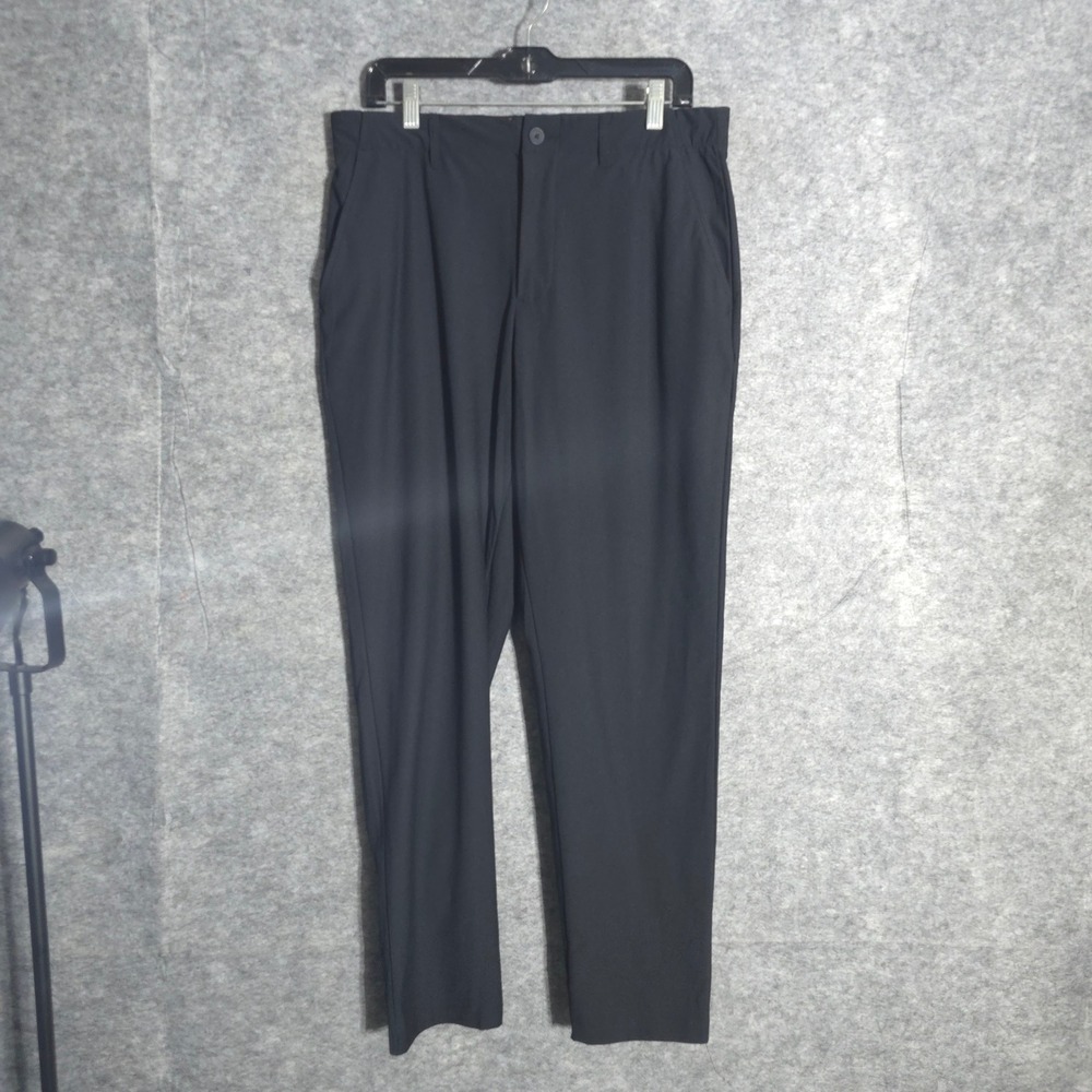 U Suck at Golf Pants Mens 34x30 Black Performance Sports Tapered Technical 15861